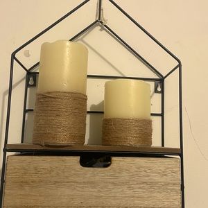 2 set fake candles